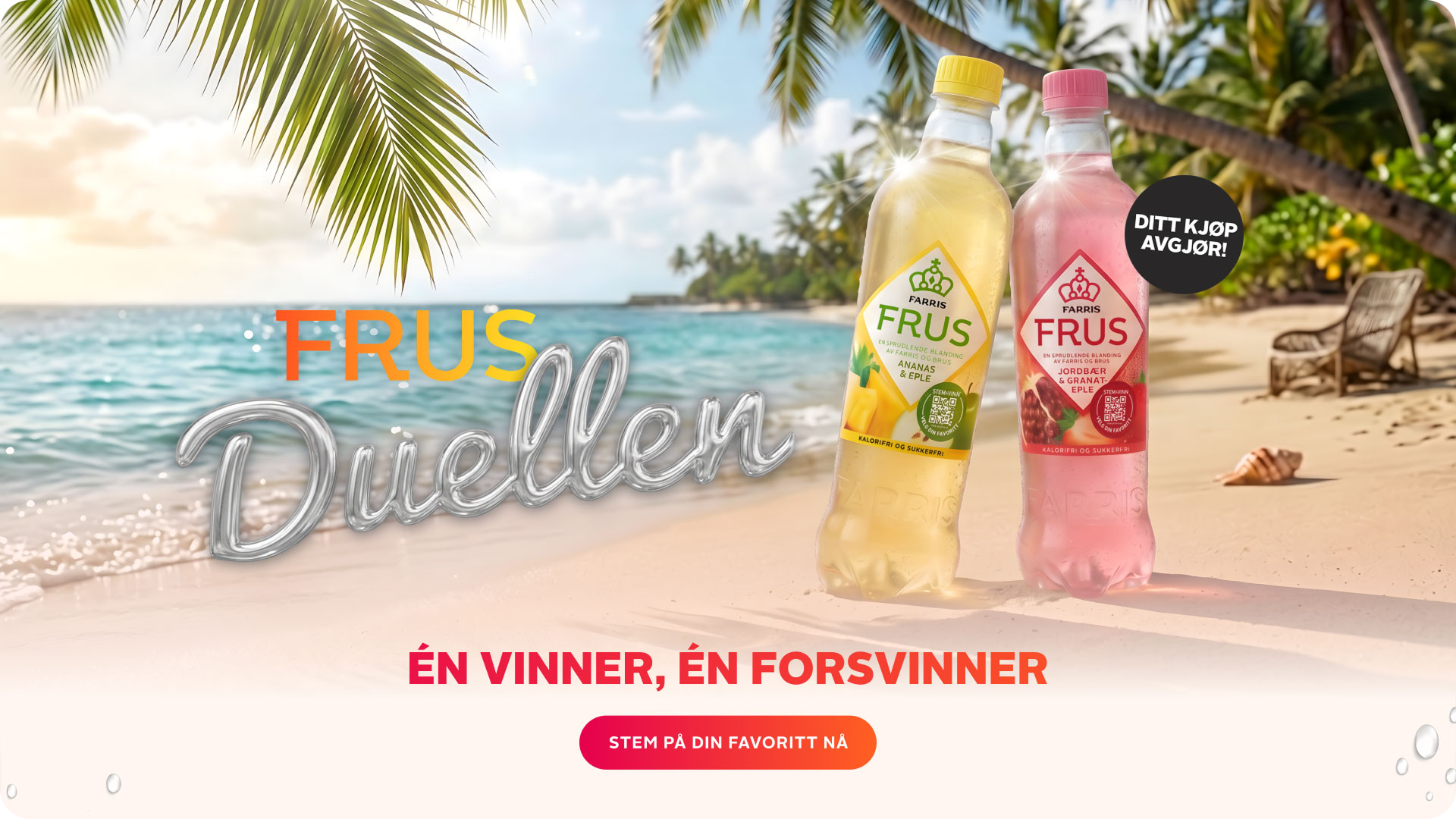 Frusduellen - én vinner, én forsvinner. Stem på din favoritt nå!